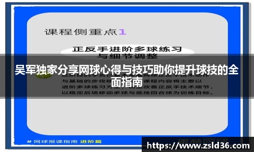 吴军独家分享网球心得与技巧助你提升球技的全面指南